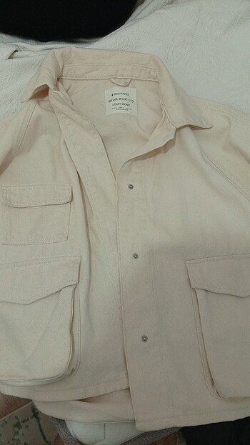 Stradivarius Stradivariuw çok cepli oversize ceket parka