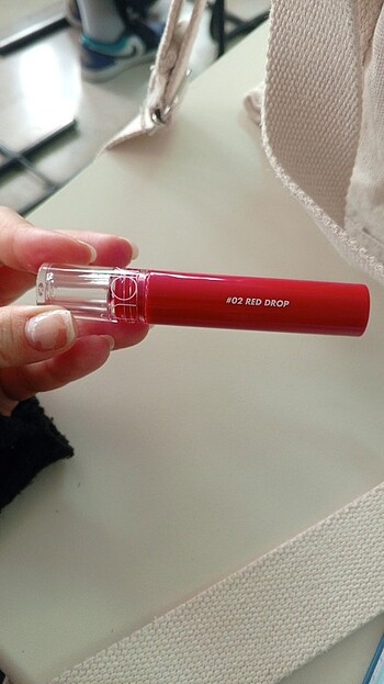 Missha Romand red drop water tint