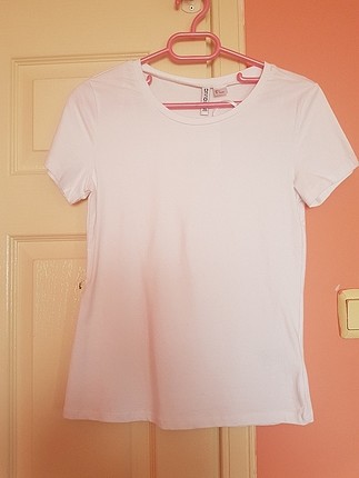 h&m beyaz tisort