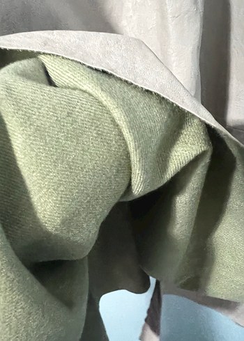 l Beden Zara Düğmeli Bej deri etek