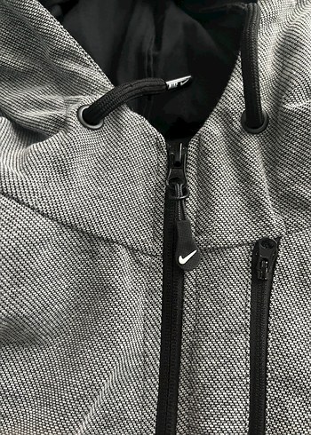 Nike Gri Fermuarlı Erkek eşofman takımı - Görsel 3