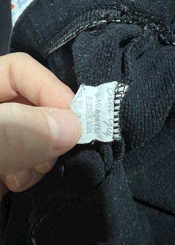 Kız Çocuk Siyah Sıcak Tayt - Görsel 2