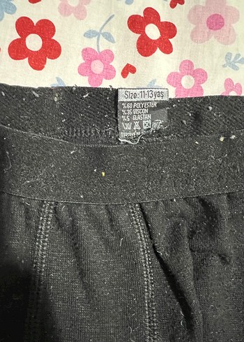 Kız Çocuk Siyah Sıcak Tayt - Görsel 3