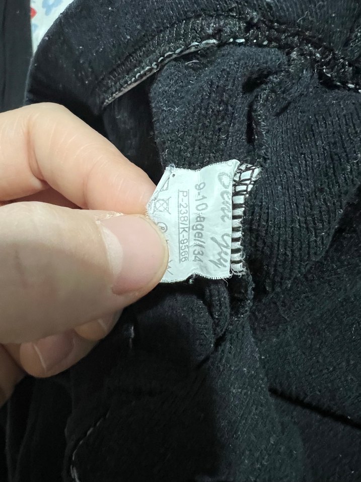 Kız Çocuk Siyah Sıcak Tayt - Görsel 2