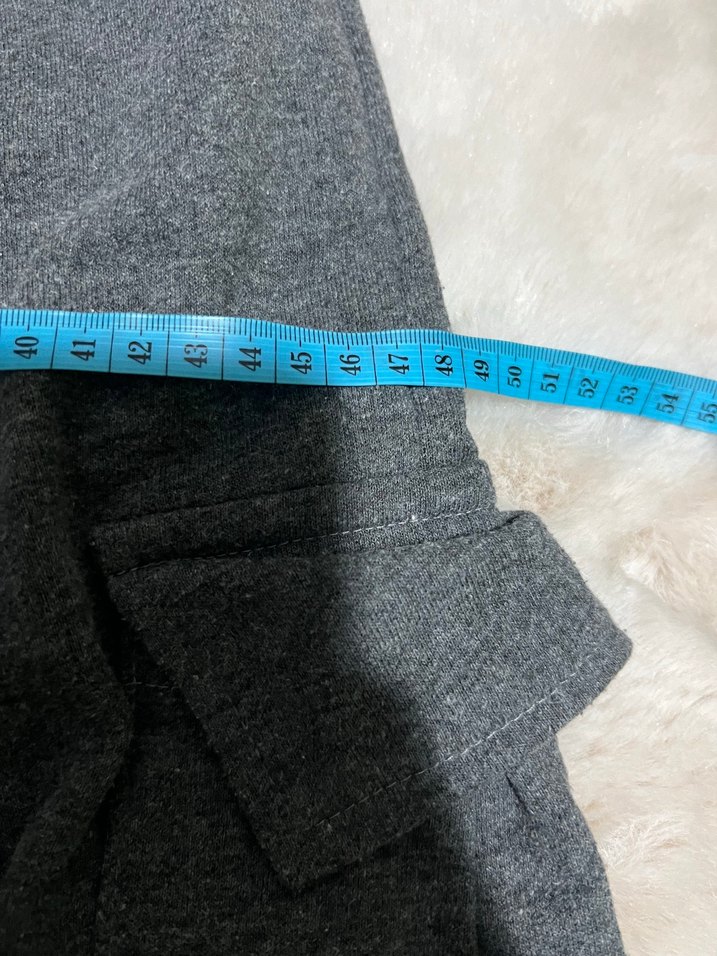 Gri Kadın Rahat Kesim Eşofman Altı - Görsel 4