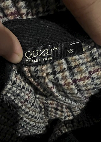 Quzu ekose etek - Görsel 4