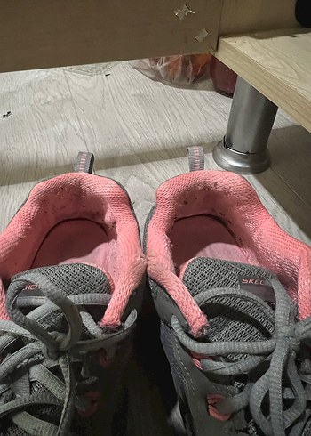 Kadın Gri Spor Ayakkabı Bağcıklı - Görsel 2