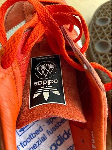 40,5 Beden turuncu Renk Adidas Spezial orijinal Adidas mağazasından alındı, turuncu