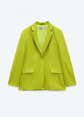 Zara Yeşil Blazer Ceket 