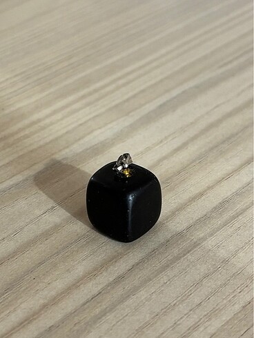 Siyah Obsidyen Kolye Ucu
