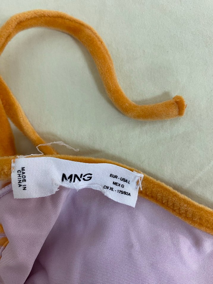 Turuncu Bağlamalı Bohem Bikini Takımı - Görsel 3