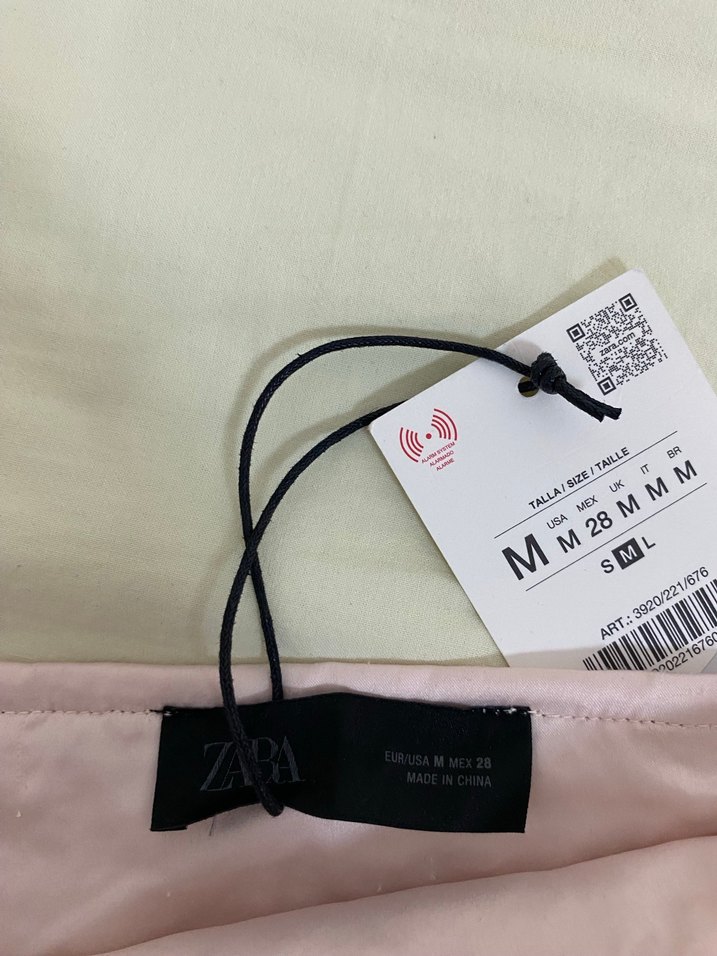 Payetli Krem Mini Etek - Görsel 2