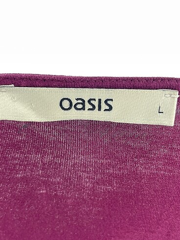l Beden mor Renk Oasis Bluz %70 İndirimli.