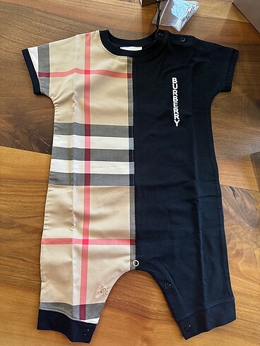 6 Ay Beden Orjinal Burberry Bebek Tulum