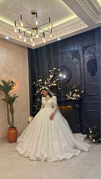 Prenses Model Kaburga Gelinlik