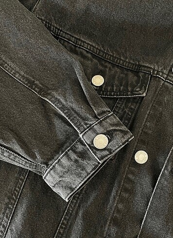 m Beden siyah Renk Mavi jeans kot ceket