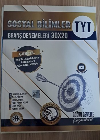 TYT Sosyal Bilimler Branş Deneme Kitabı