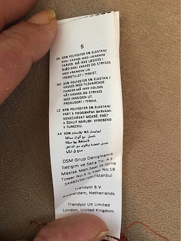 TRENDYOL 38 BEDEN TARÇIN RENGİ TULUM - Görsel 6