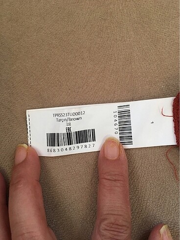 TRENDYOL 38 BEDEN TARÇIN RENGİ TULUM - Görsel 5