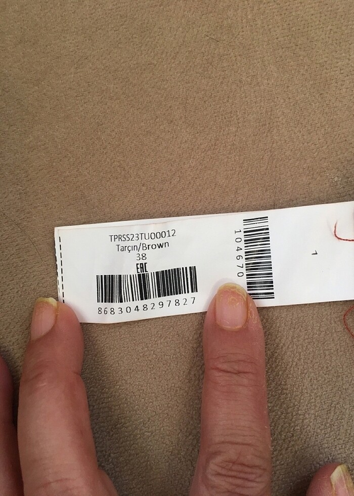 TRENDYOL 38 BEDEN TARÇIN RENGİ TULUM - Görsel 5