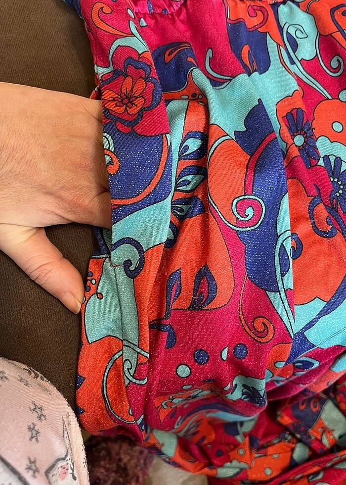 ORİJİNAL MAX&CO DESENLİ M/L BEDEN TULUM - Görsel 5