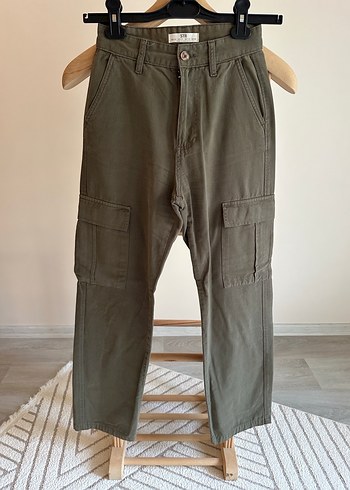 Stradivarius Kargo Pantolon Kadın - Görsel 3