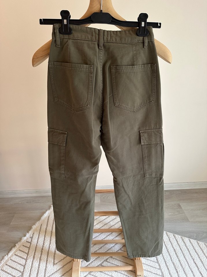 Stradivarius Kargo Pantolon Kadın - Görsel 4