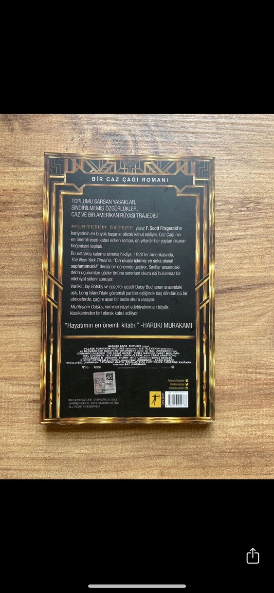 Muhteşem Gatsby - F. Scott Fitzgerald - Görsel 5