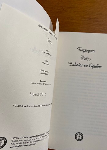 Babalar ve Oğullar - Turgenyev - Görsel 3