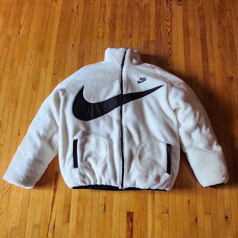 Nike Siyah Erkek Çift Taraflı Şişme Mont - Görsel 3