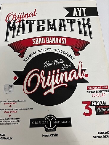 Orjinal Ayt matematik