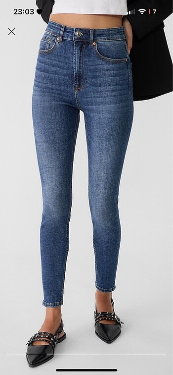 36 Beden Stradivarius 1450 Super Highwaist Skinny