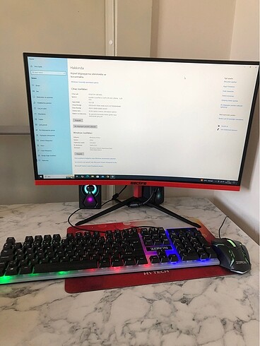 İntel core i5 512 gb ssd gtx1050 ti 165 gaz oyuncu bilgisayarı