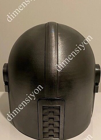 Beden 3D Mandalorian Kaskı Figür