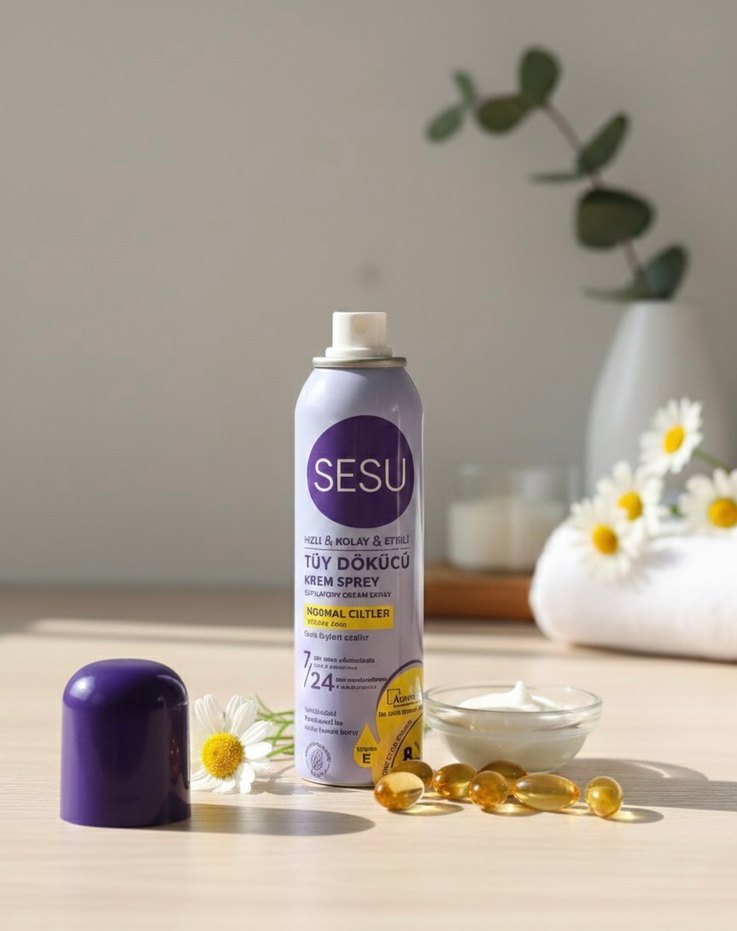 SESU Kadın Tüy Dökücü Krem Sprey - Görsel 2