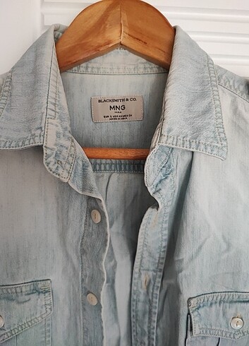 Mango Erkek Denim Gömlek - Görsel 2