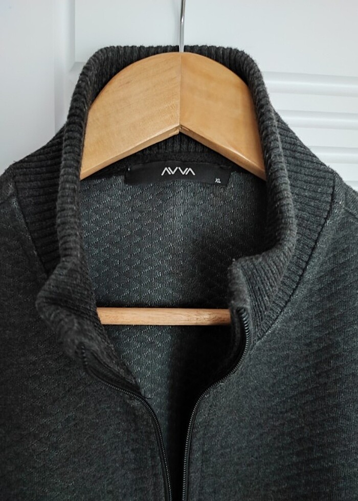 Avva Fermuarlı Erkek Sweatshirt - Görsel 2