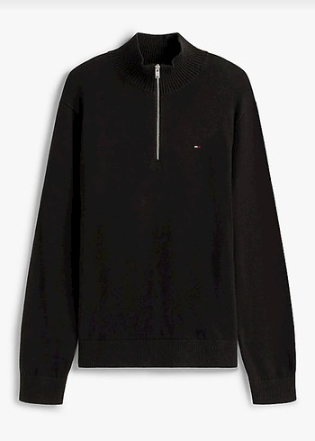 Orijinal Tommy Jeans Yarım Fermuarlı Kazak - Görsel 3