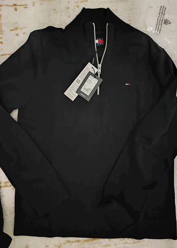 Orijinal Tommy Jeans Yarım Fermuarlı Kazak - Görsel 10