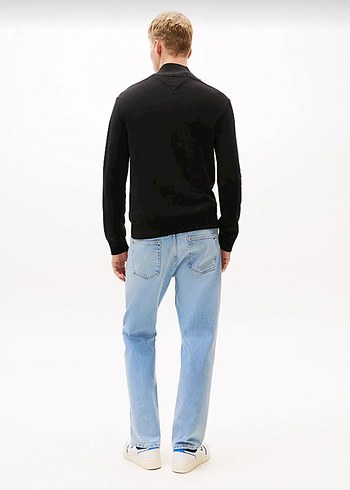 Orijinal Tommy Jeans Yarım Fermuarlı Kazak - Görsel 7