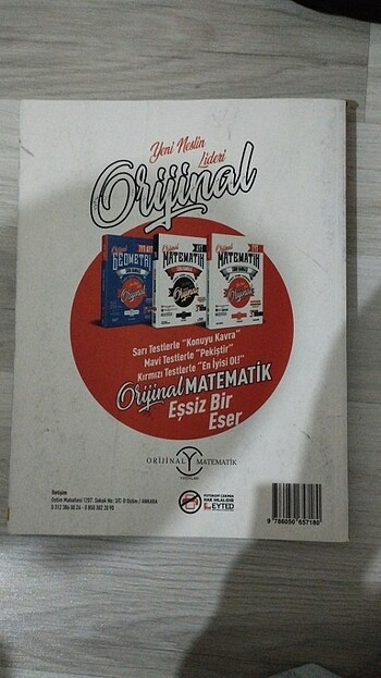 orijinal TYT AYT geometri soru bankası