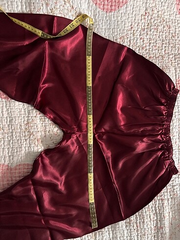 xl Beden bordo Renk Çeyizlik pijama takımı
