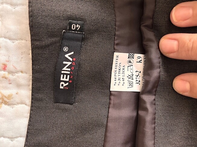 l Beden 40 beden koyu kahve pileli etek