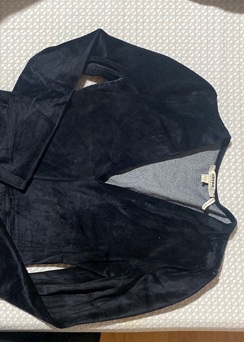 Kadife mini elbise - Görsel 2