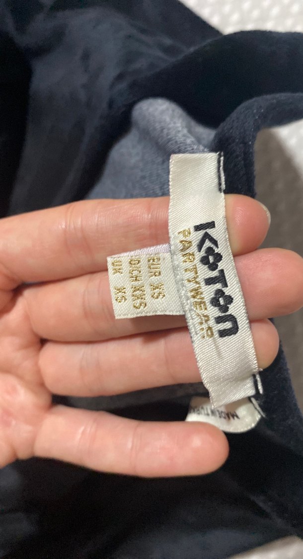 Kadife mini elbise - Görsel 5