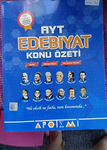AYT Edebiyat Konu Özeti Kitabı