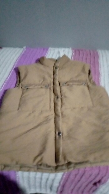 xl Beden camel Renk Yelek mont