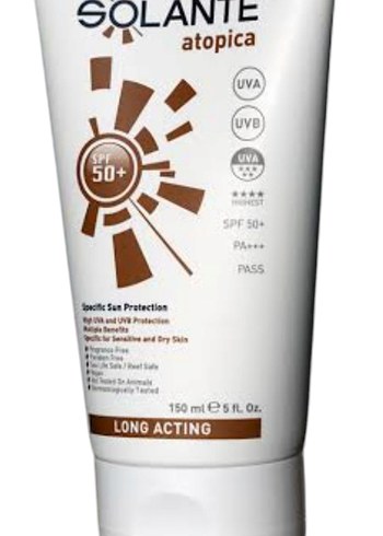 Solante Atopica SPF 50+ Uzun Süreli Güneş Koruyucu 150 ml