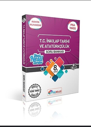  8.Sinif Köşe Bilgi Yayınları Matematik ve İnkılap Tarihi ve Atat