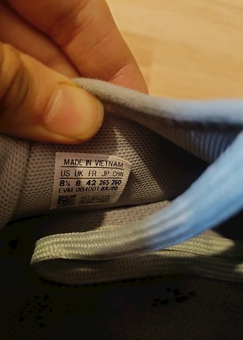 orijinal Gri erkek Spor Ayakkabı Velcro Detaylı - Görsel 4